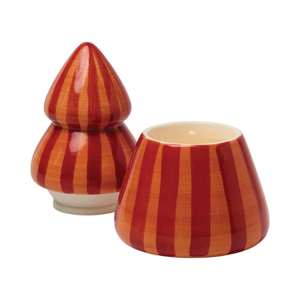 Paddywax Cabana Christmas 9oz Ceramic Tree Candle